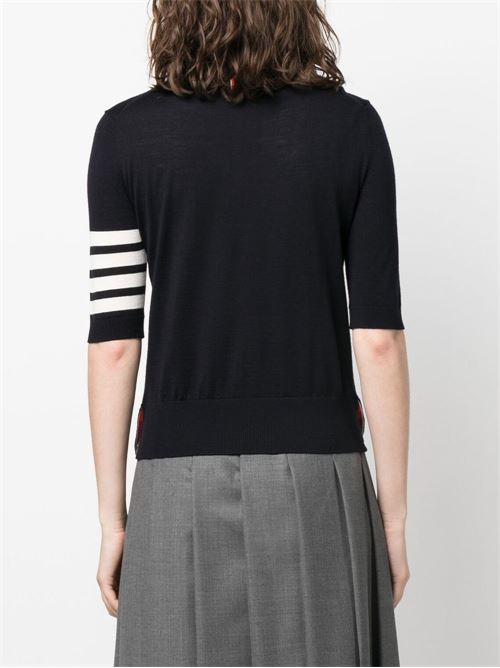 Wool turtleneck sweater THOM BROWNE | FKA434AY1014415